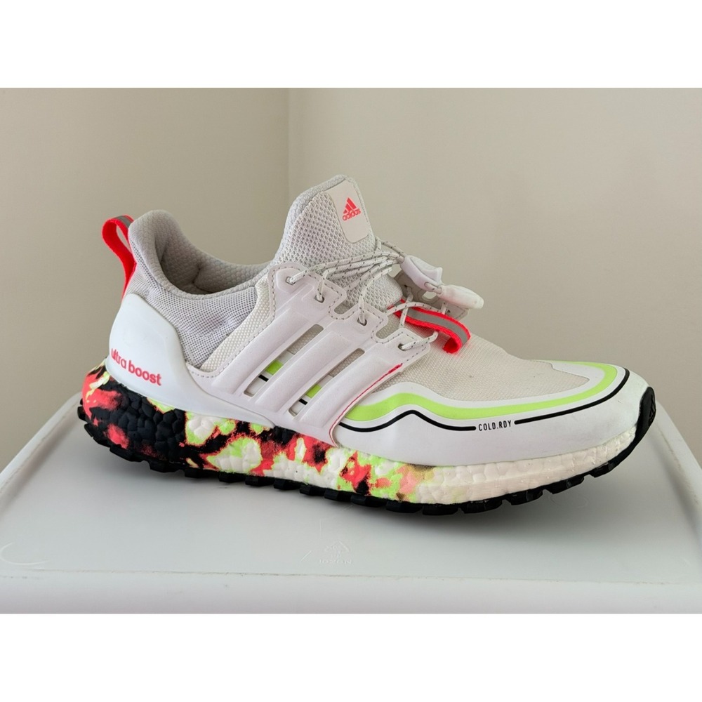 Adidas UltraBoost Cold.RDY FV7017 White Pink Women's Size 7.5 Running Shoes